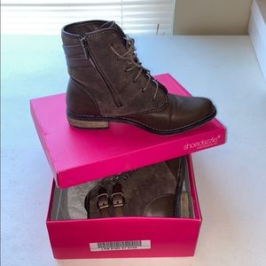 Mushroom color ankle bootie